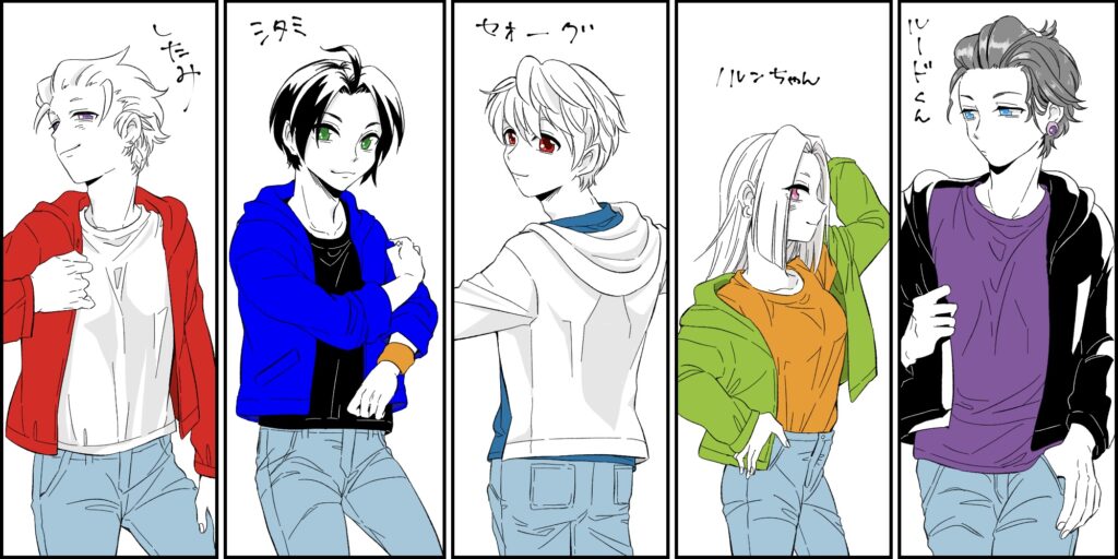 パーカー自キャラ