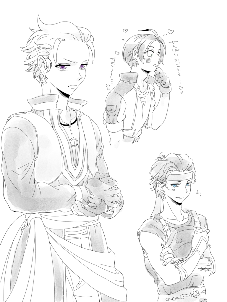 自キャラらくがき